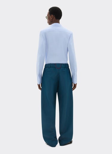 Trousers in iridescent nylon twill Ferrari Trousers in iridescent nylon twill Peacock 22445f