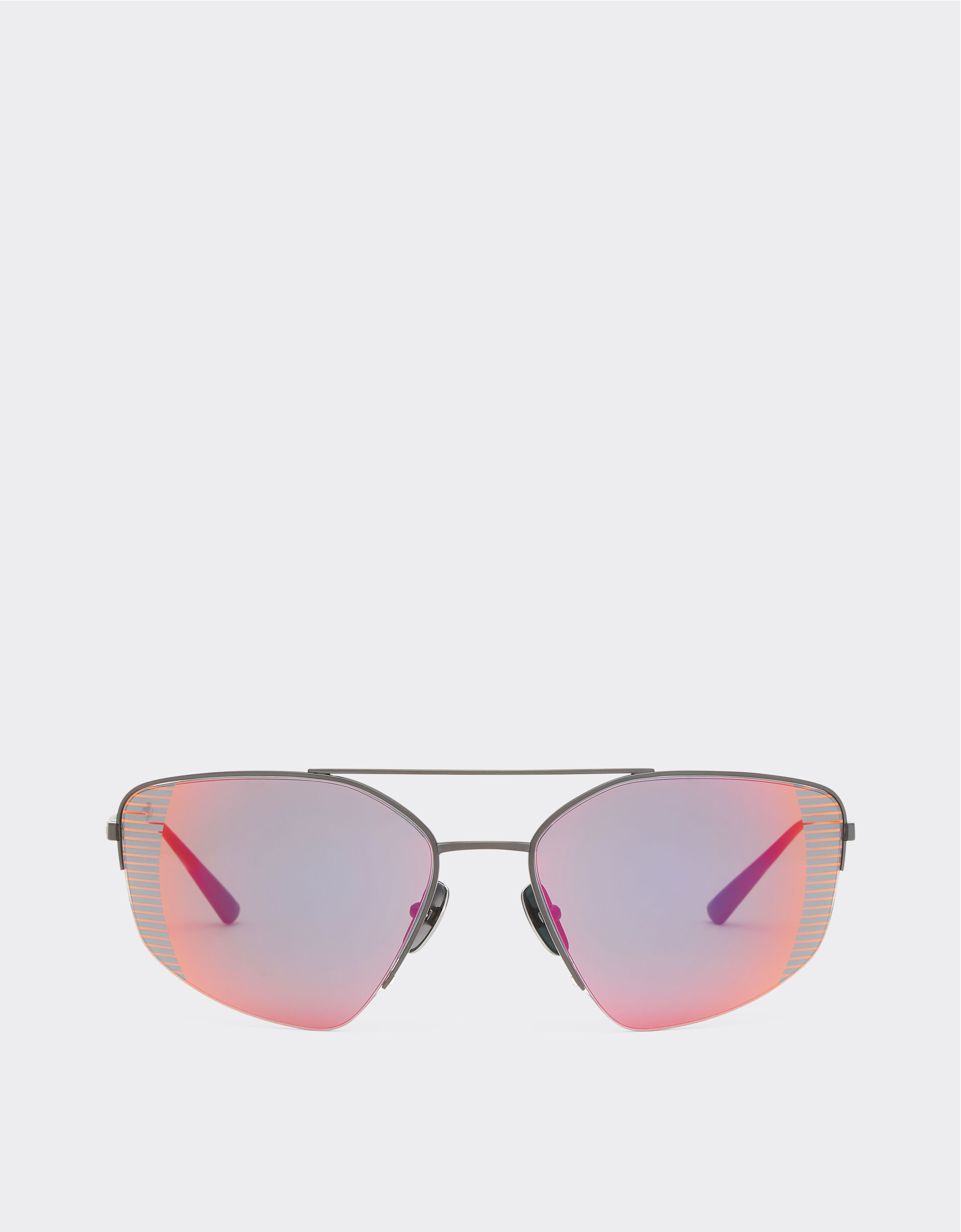 ${brand} Ferrari sunglasses in black titanium with red mirror lenses ${colorDescription} ${masterID}