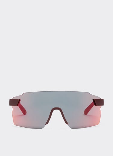 Ferrari Ray-Ban for Scuderia Ferrari 0FZ6024 en material inyectado con lente gris oscuro espejado rojo/amarillo Rosso LY0SG1424EXT0001f