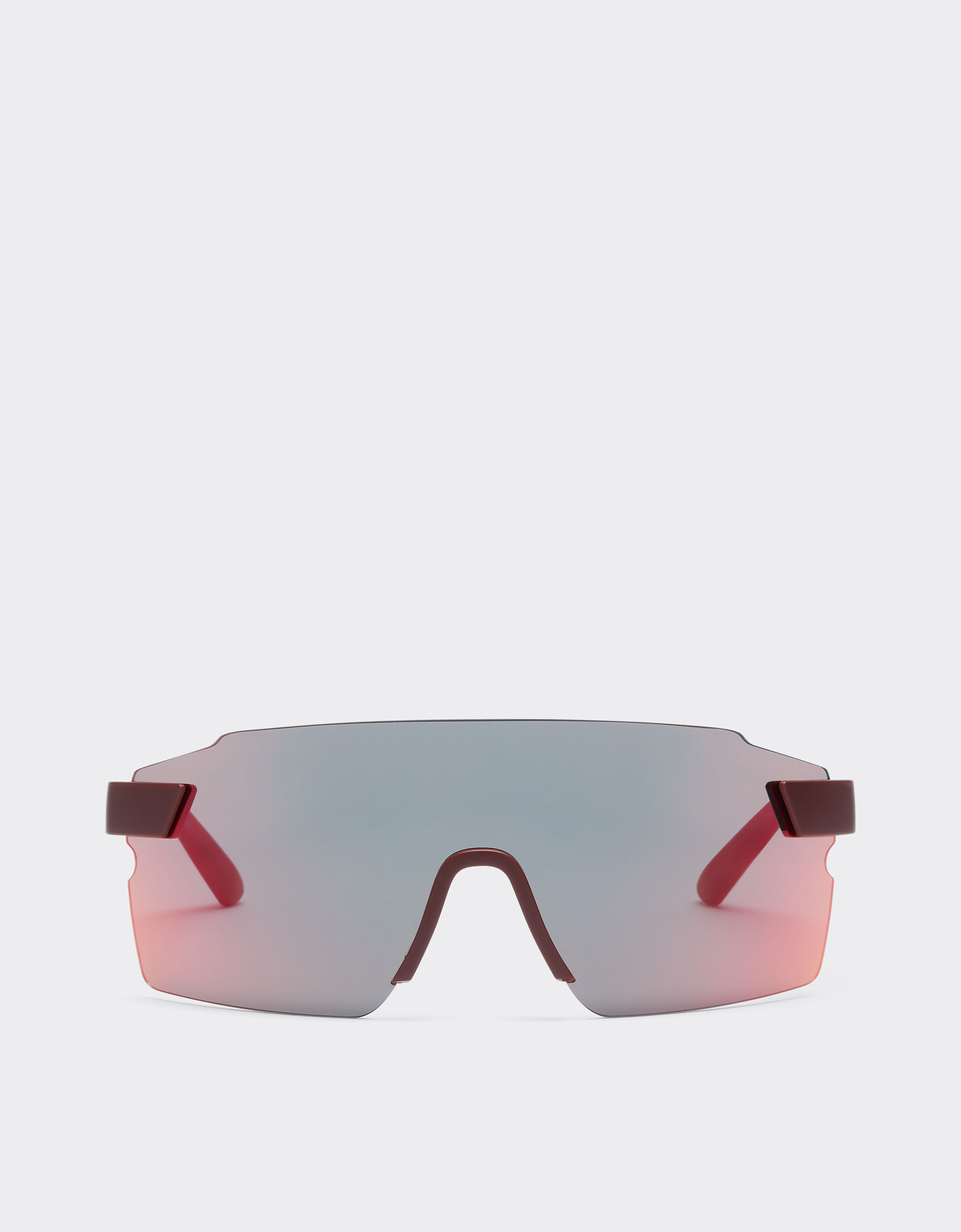 Ferrari Ray-Ban for Scuderia Ferrari 0FZ6024 en material inyectado con lente gris oscuro espejado rojo/amarillo Rosso LY0SG1424EXT0001f