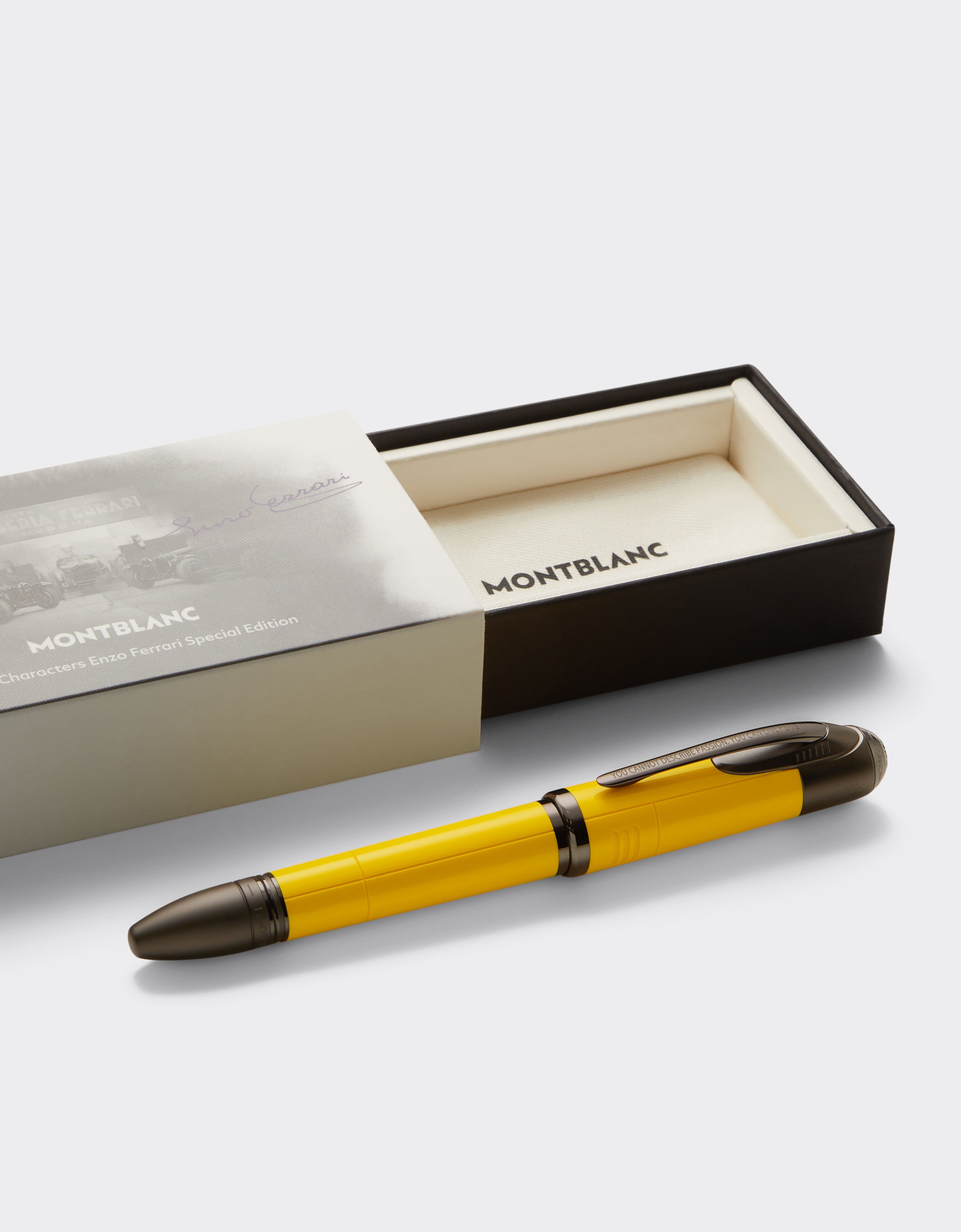 Ferrari Montblanc Great Characters Enzo Ferrari Füllfederhalter Sonderausgabe Giallo Modena Gelb F1595f
