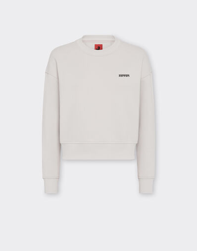 Ferrari Sweatshirt in technical fabric with Ferrari logo Navy 21996f