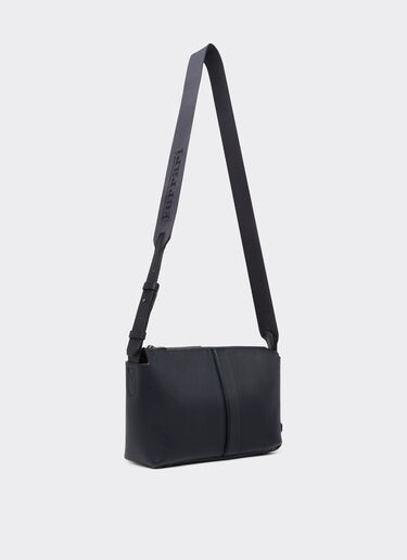 Ferrari Shoulder bag in tumbled leather Navy 22123f