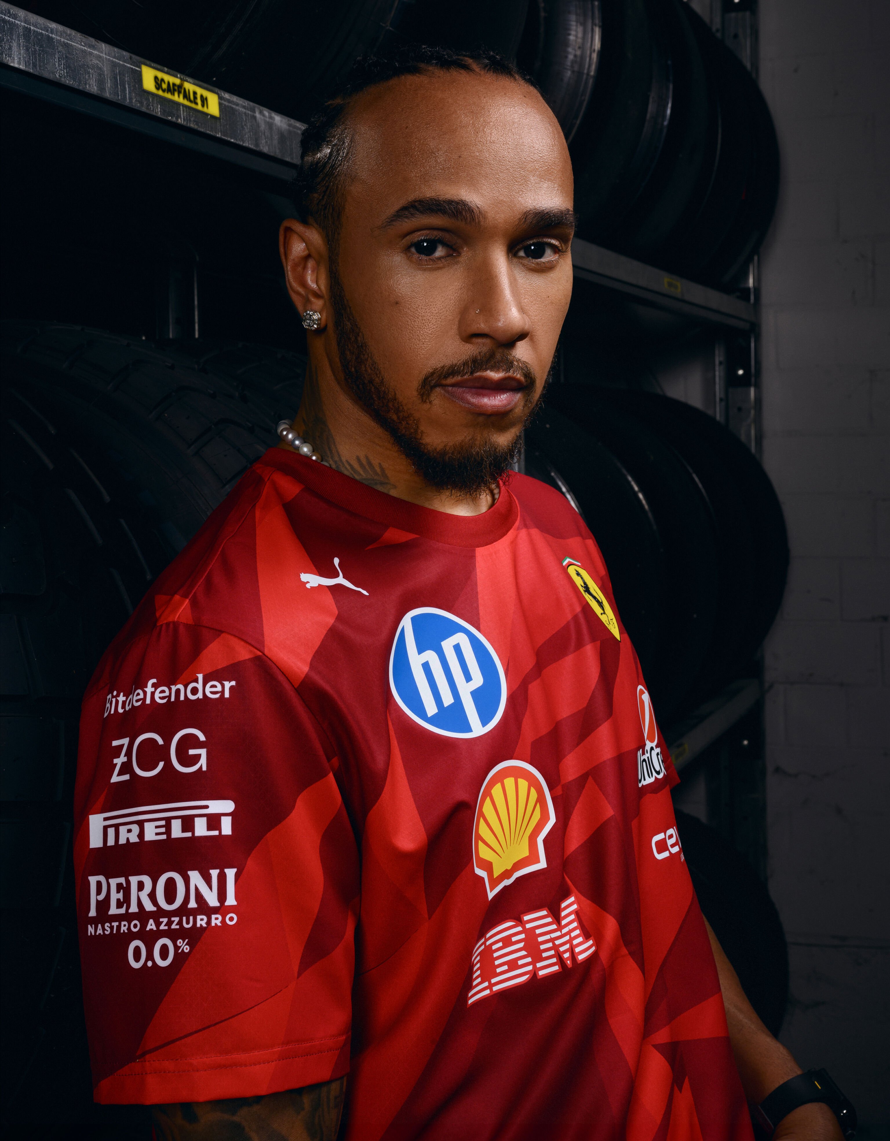 Puma T-shirt for Scuderia Ferrari HP Las Vegas Special Edition Ferrari Puma T-shirt for Scuderia Ferrari HP Las Vegas Special Edition Red LA0AFf