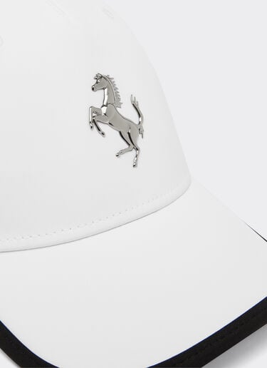 Baseball cap with metal prancing horse Ferrari Baseball cap with metal prancing horse Optical White 20815f