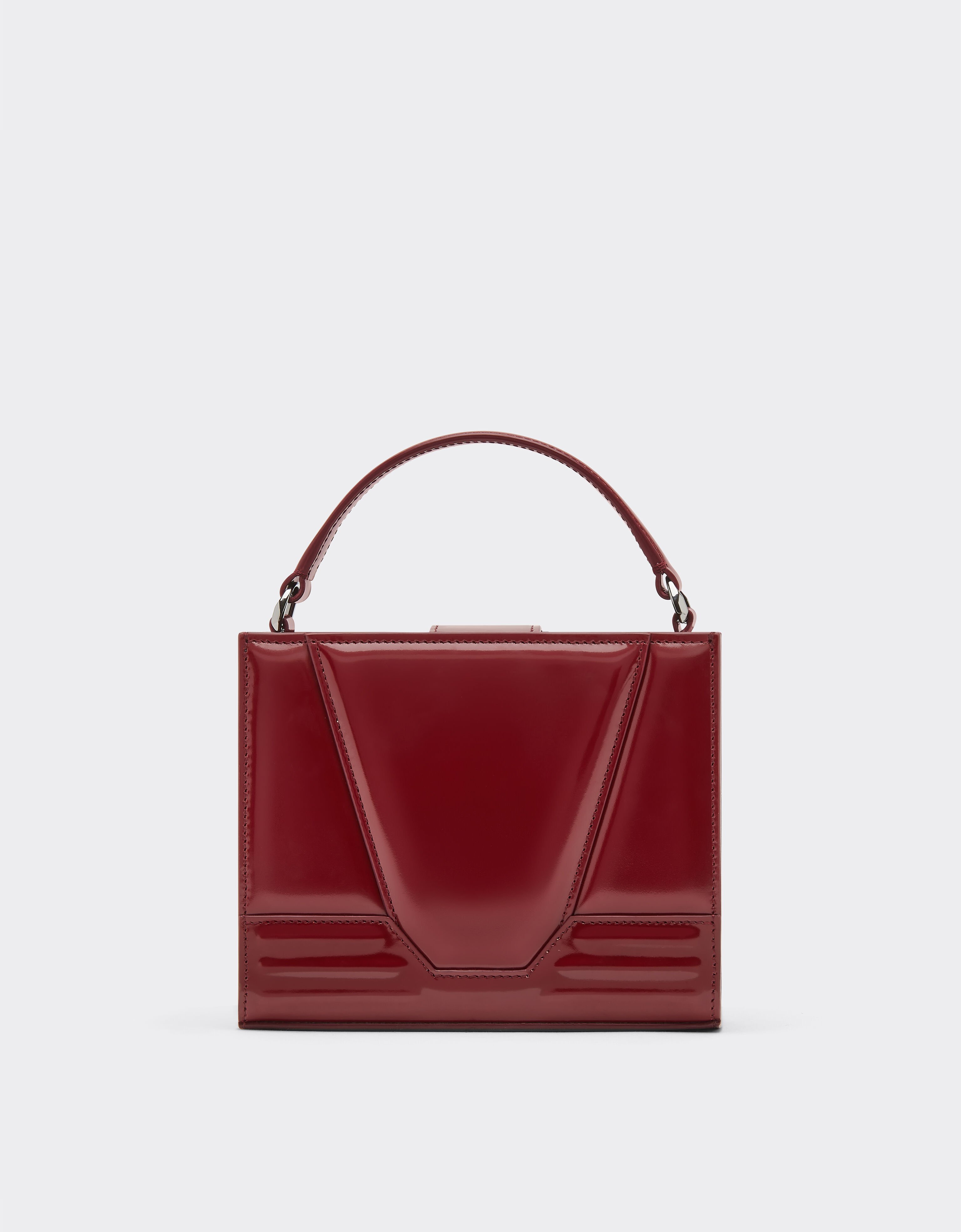 Ferrari Ferrari GT micro shiny leather tote bag Cherry 49123f