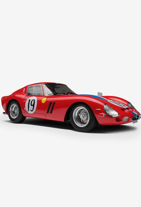 Ferrari Ferrari 250 GTO 1962 Le Mans model in 1:18 scale 红色 F1354f