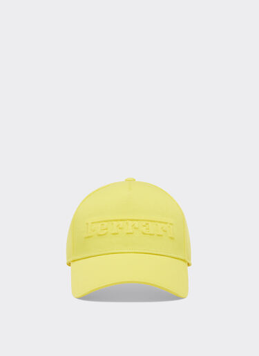 Ferrari Baseballkappe mit gesticktem Ferrari-Logo Giallo Modena 21342f
