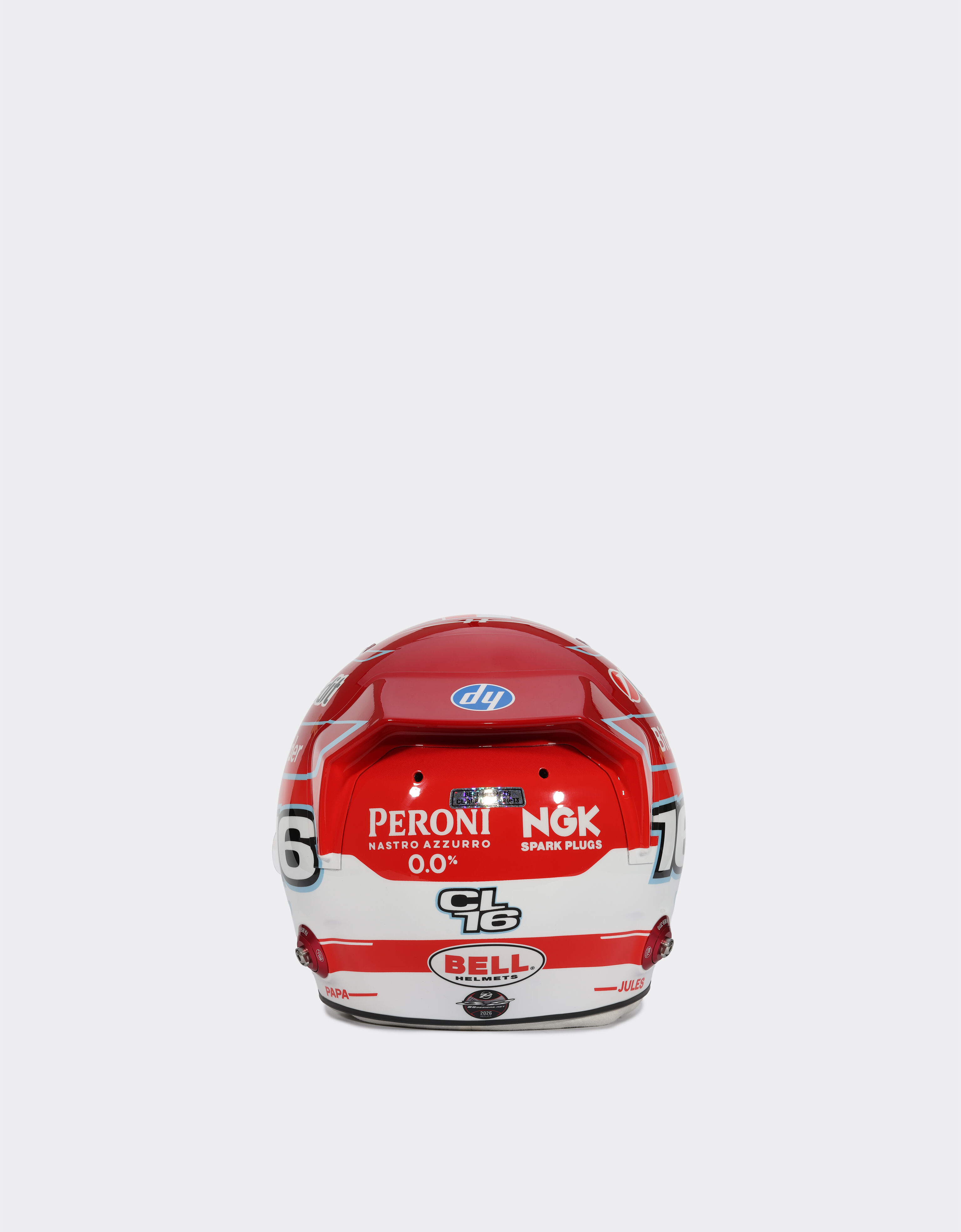 Ferrari Leclerc Replica 2026 Helmet in 1:1 scale Multicolore LA0IVf