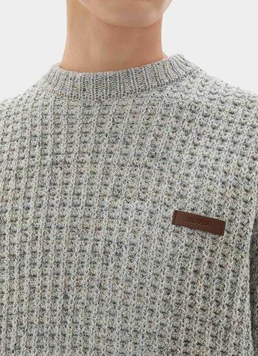 Ferrari Denim-effect crew-neck jumper Beige CKMCN0013KCO0008f