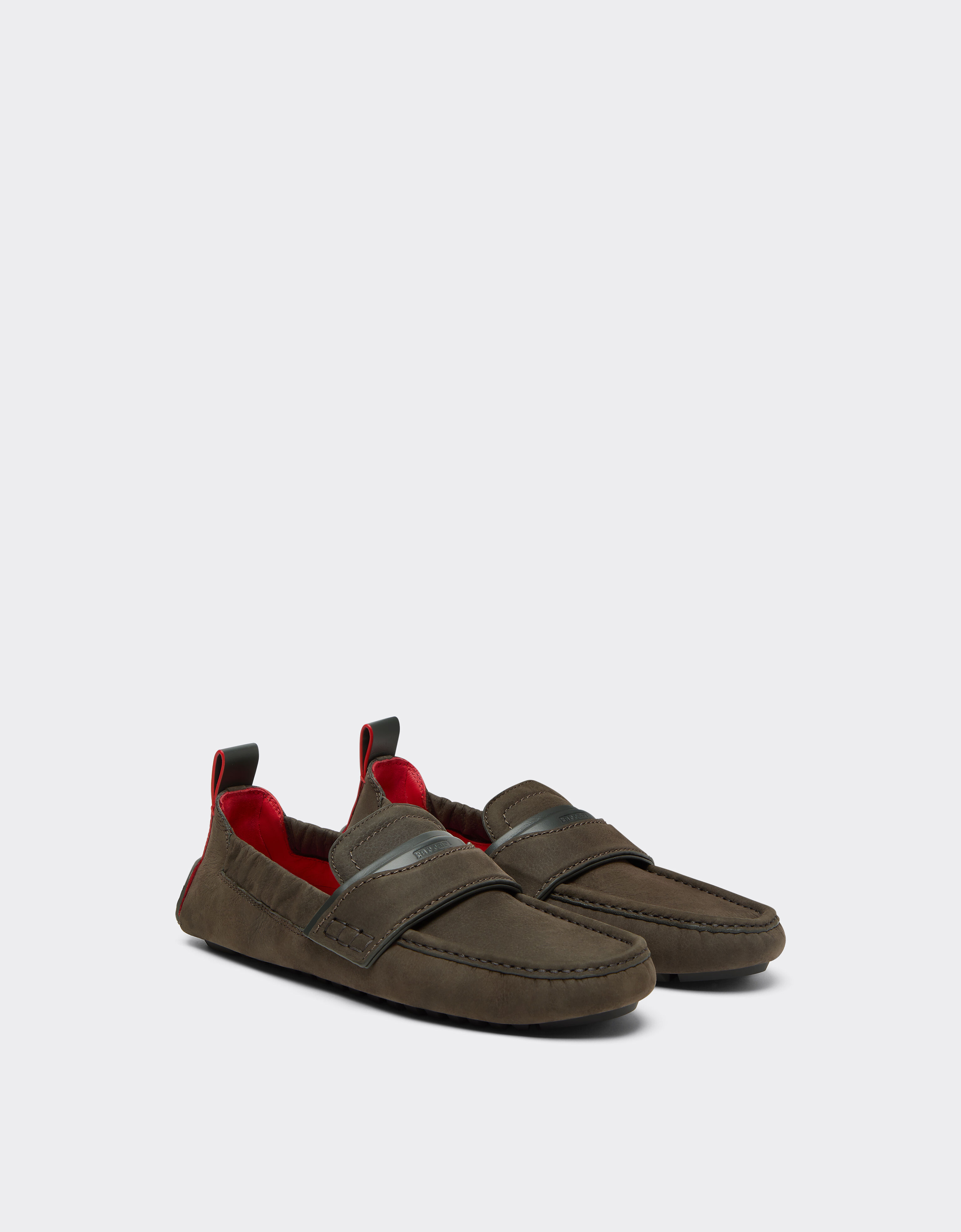 Ferrari Nubuck Driver Loafers Antracite CSMDV0001XL00028f