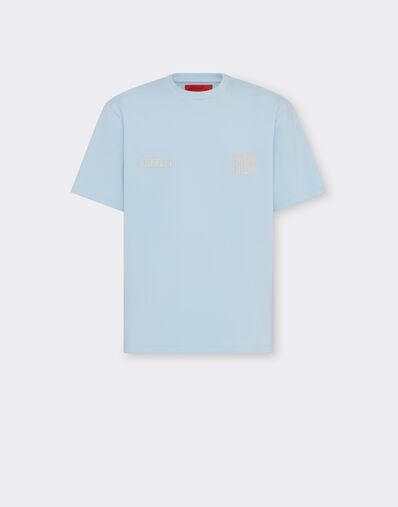 Ferrari Ferrari x Charles Leclerc oversized T-shirt Steel Blue 22290f