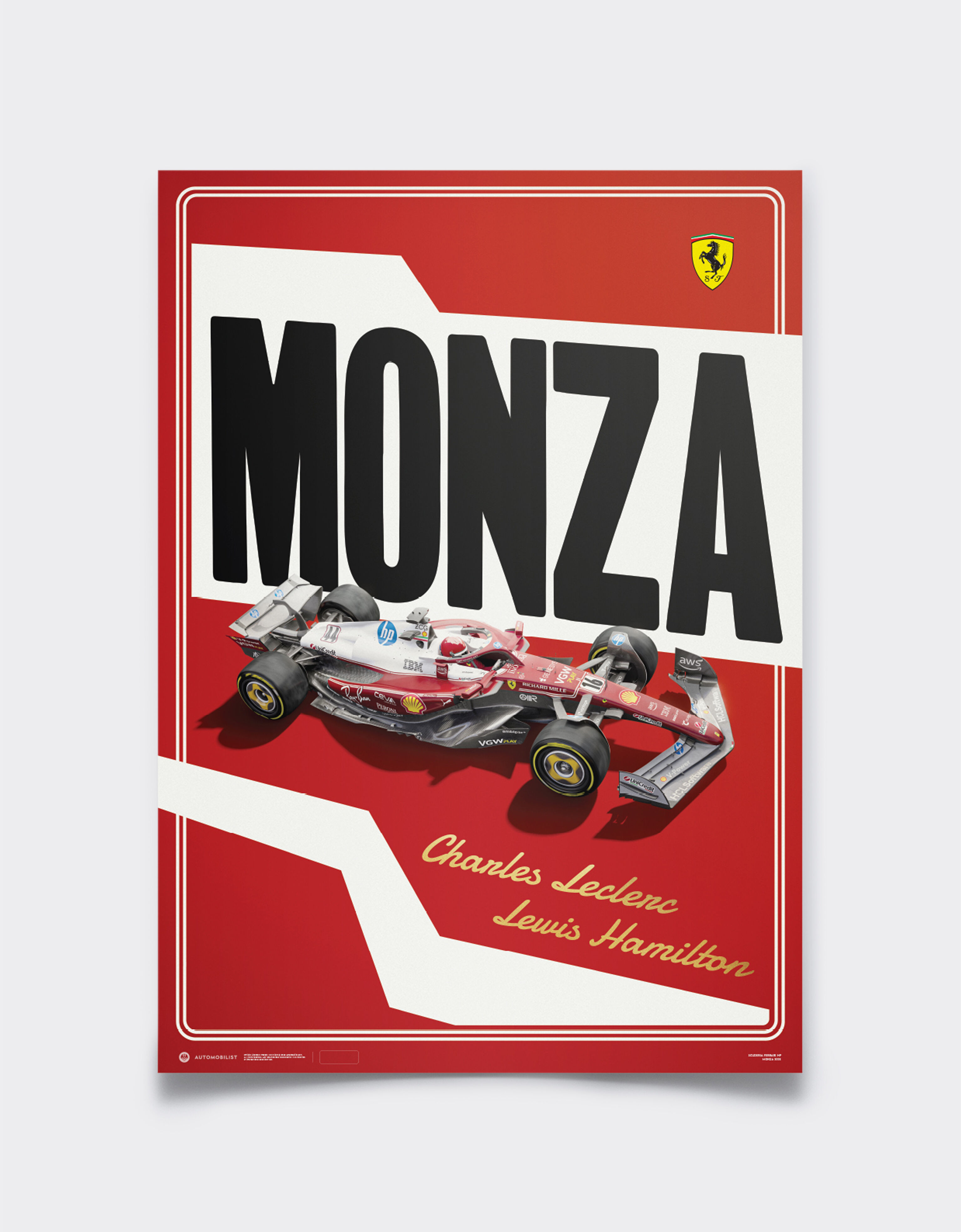Ferrari Official Poster Special Livery Ferrari SF-25 Monza 2025 MULTICOLOUR LA0FCf