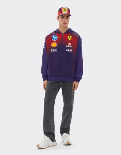 Ferrari Puma Replica Hoodie for Scuderia Ferrari HP China 2026 Viola LA0GPf