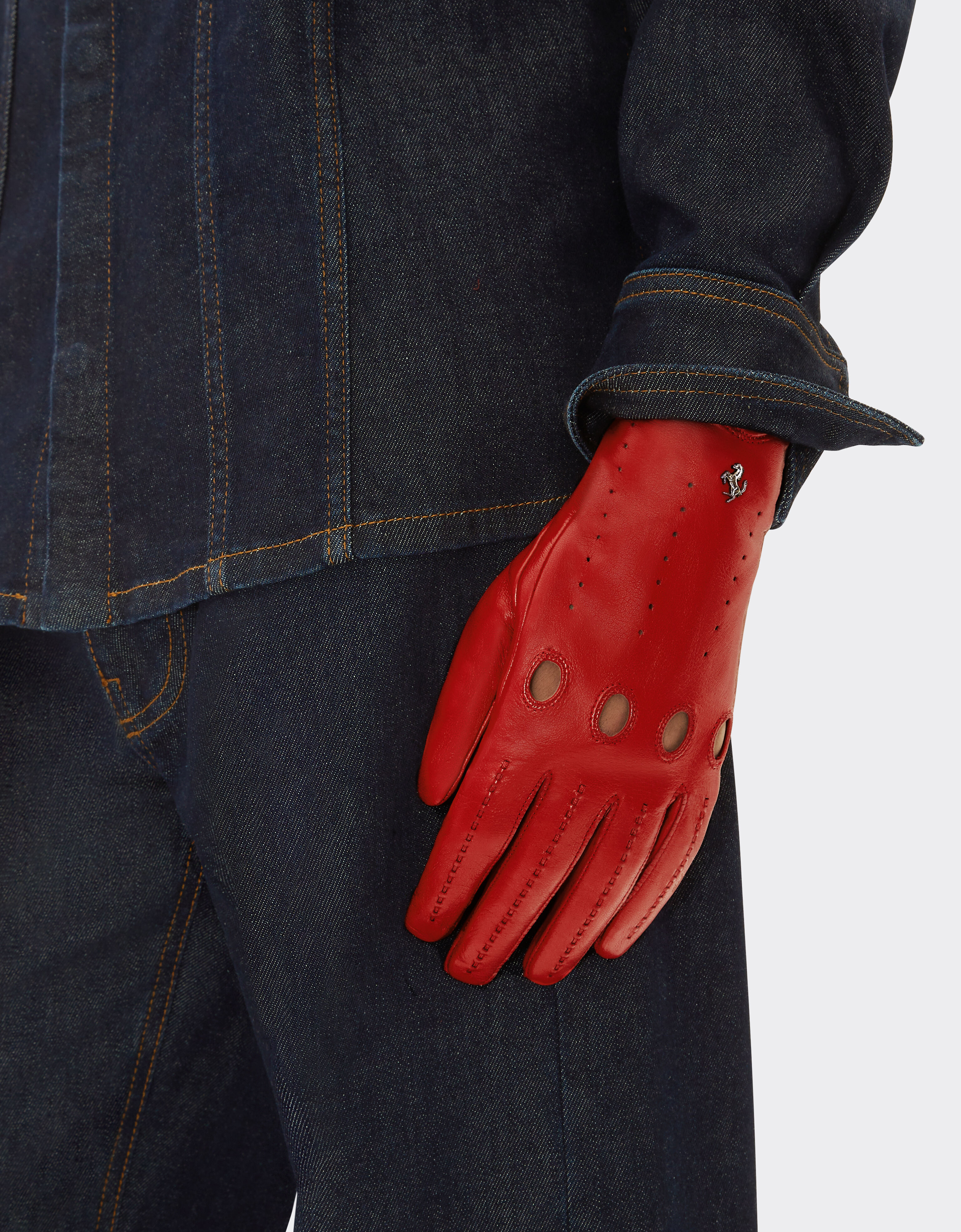 Nappa leather driving gloves