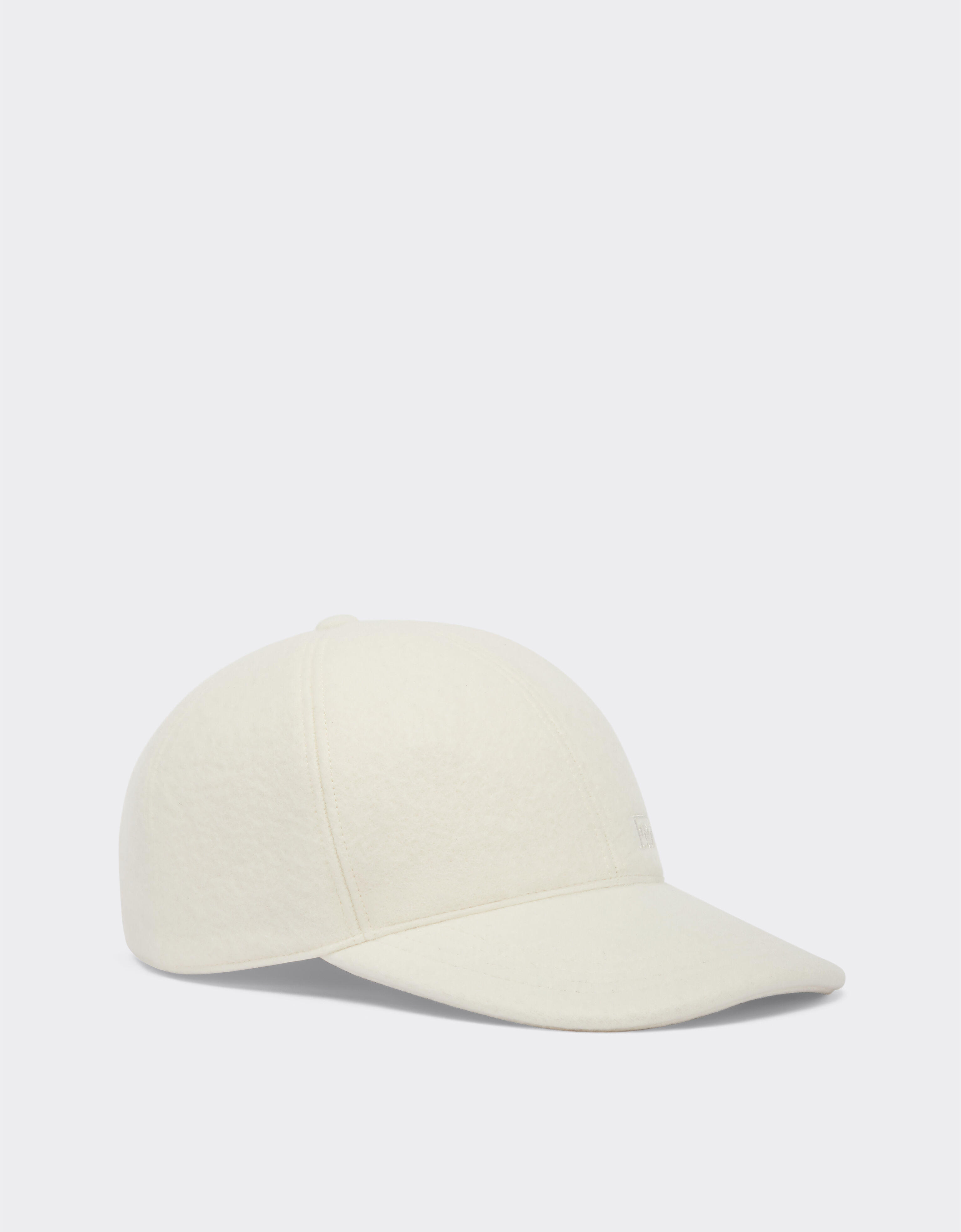 Ferrari Casquette de baseball en laine double avec logo Ferrari brodé Ivory 21347f