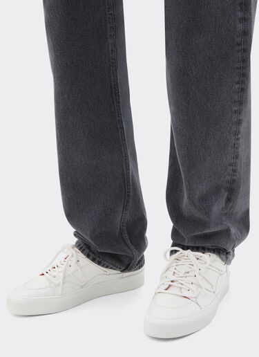 Ferrari Ferrari leather trainers Bianco Sporco 51092f
