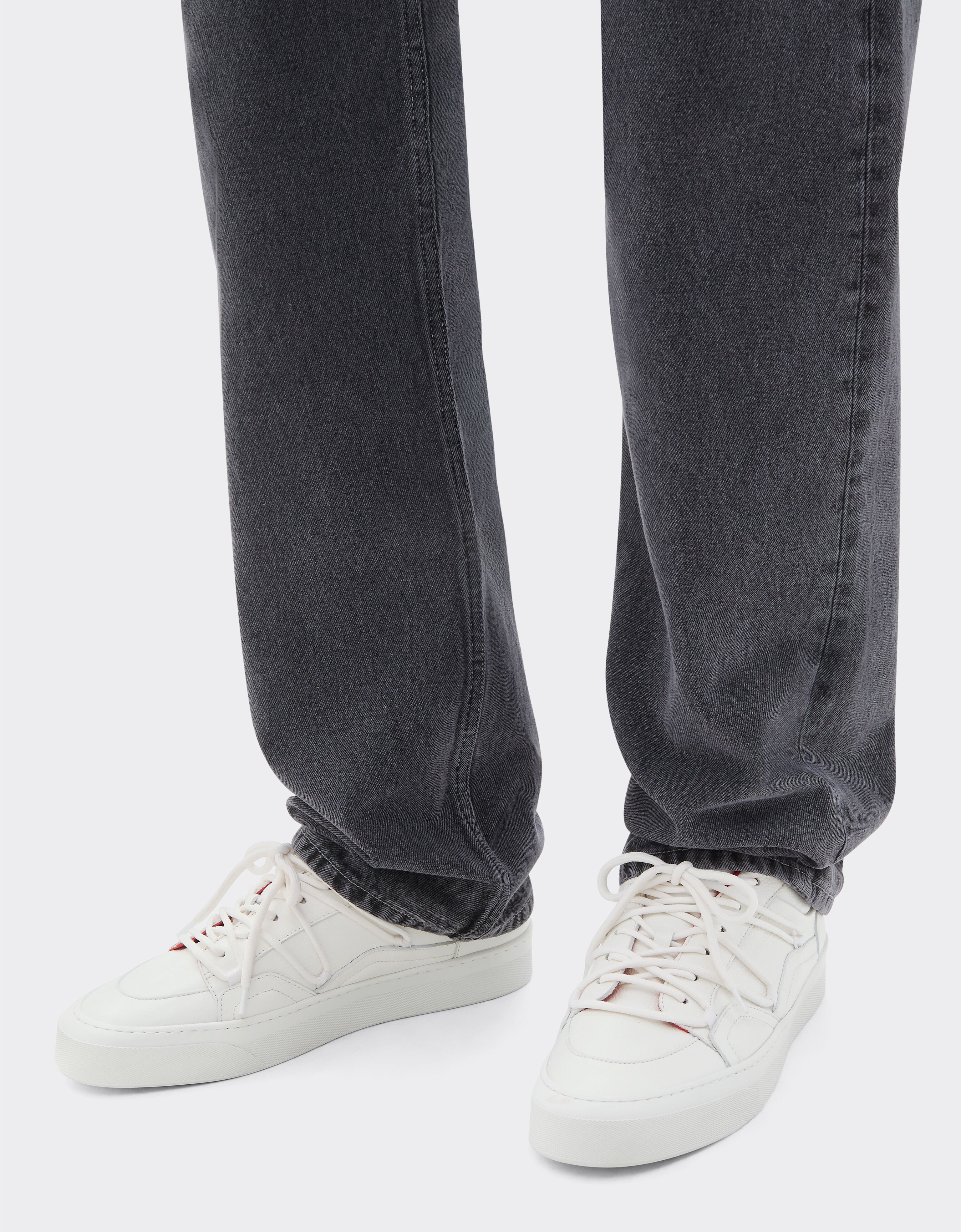 Ferrari Ferrari leather trainers Bianco Sporco 51092f