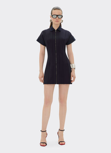 Ferrari Poloshirt-Kleid aus Jersey mit Milano-Naht Navy 21806f