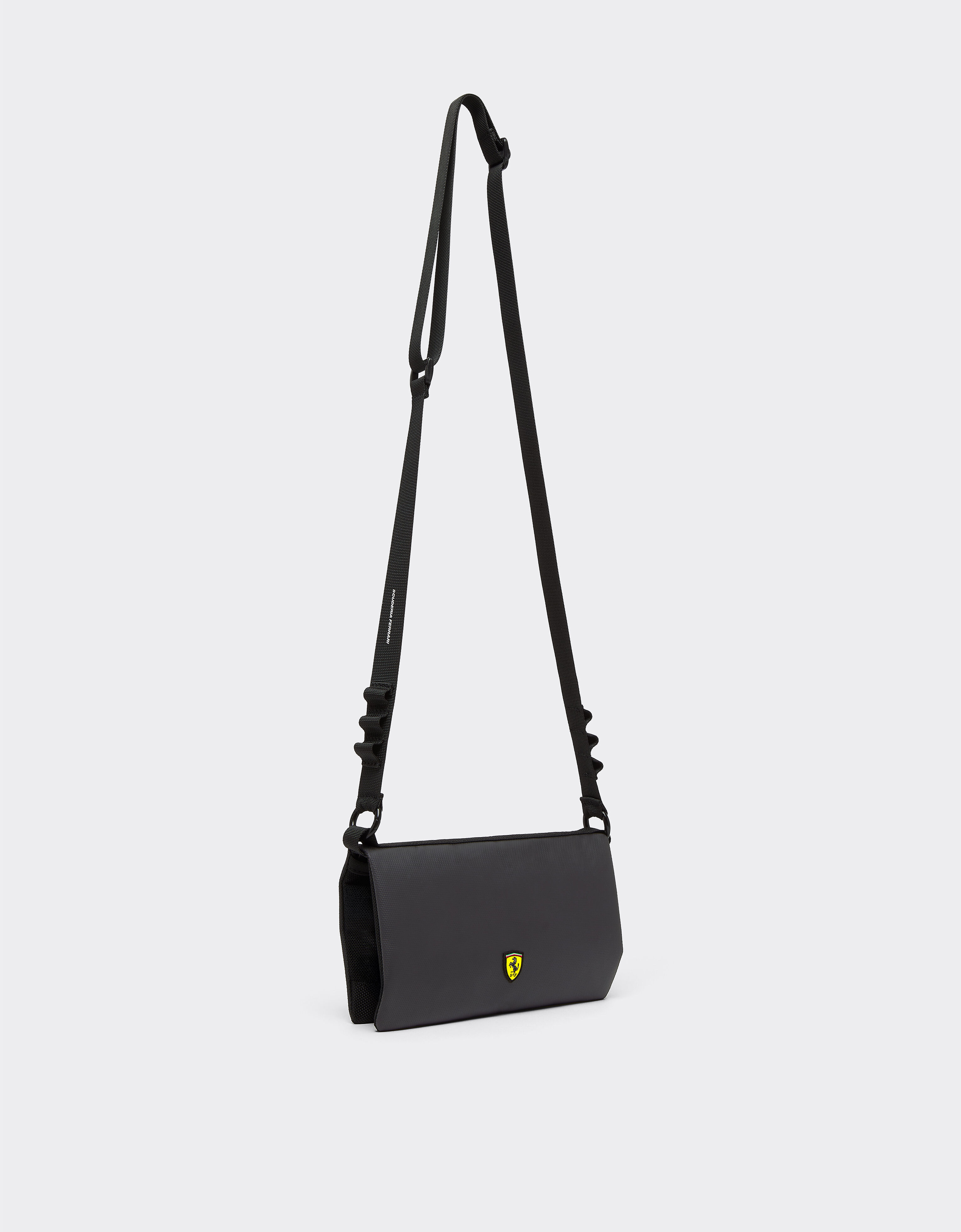 Crossbody bag with Ferrari Scudetto in Nero | Ferrari®