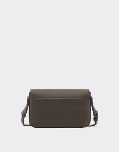 Ferrari Cartera de piel con correa Antracite CBMWC0001YL00066f