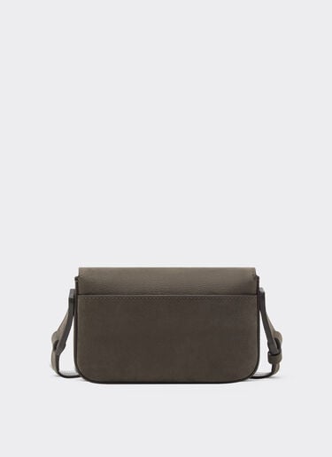 Ferrari Cartera de piel con correa Antracite CBMWC0001YL00066f