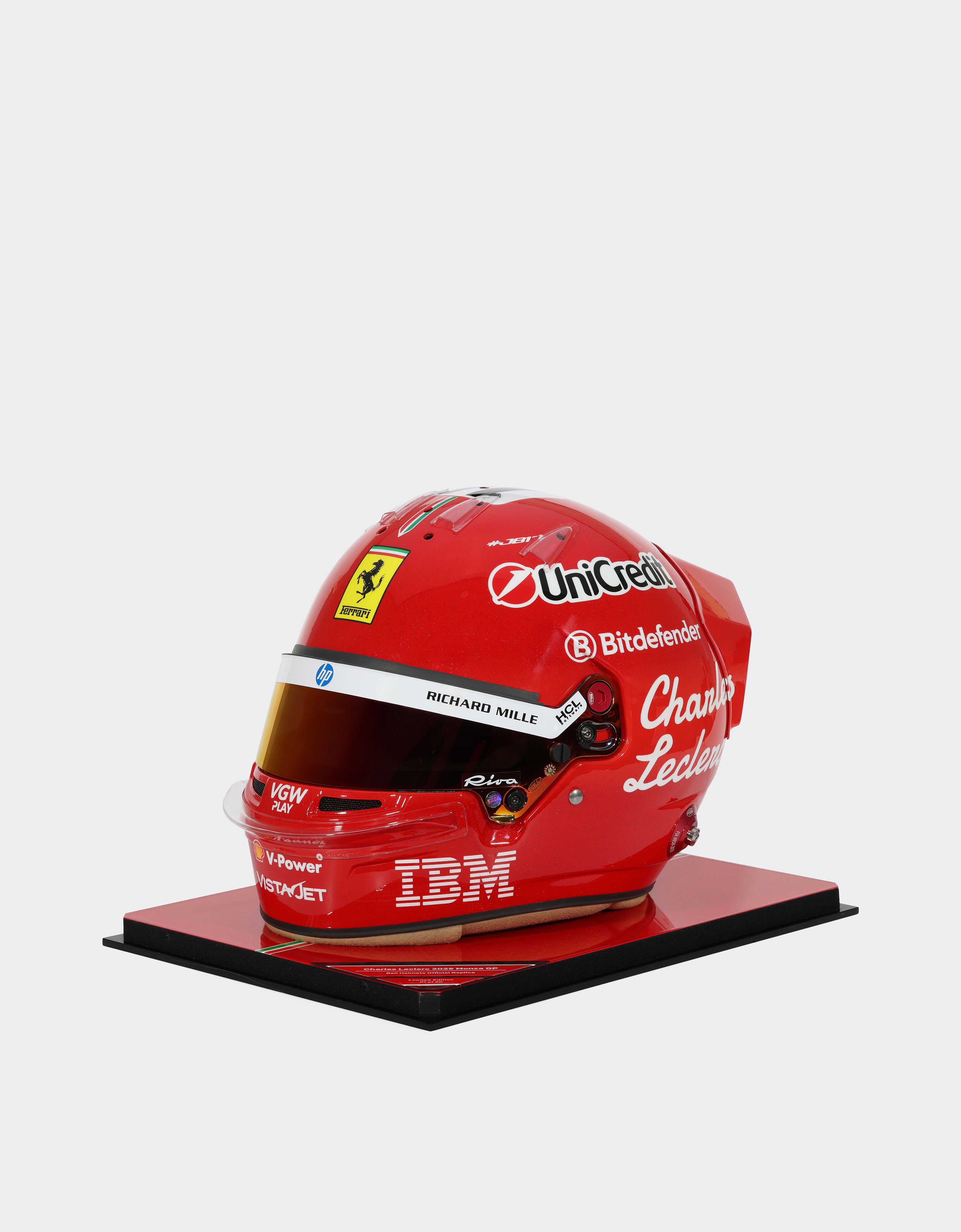 Ferrari Charles Leclerc Monza 2025 Special Edition helmet in 1:1 scale MULTICOLORE LA06Yf