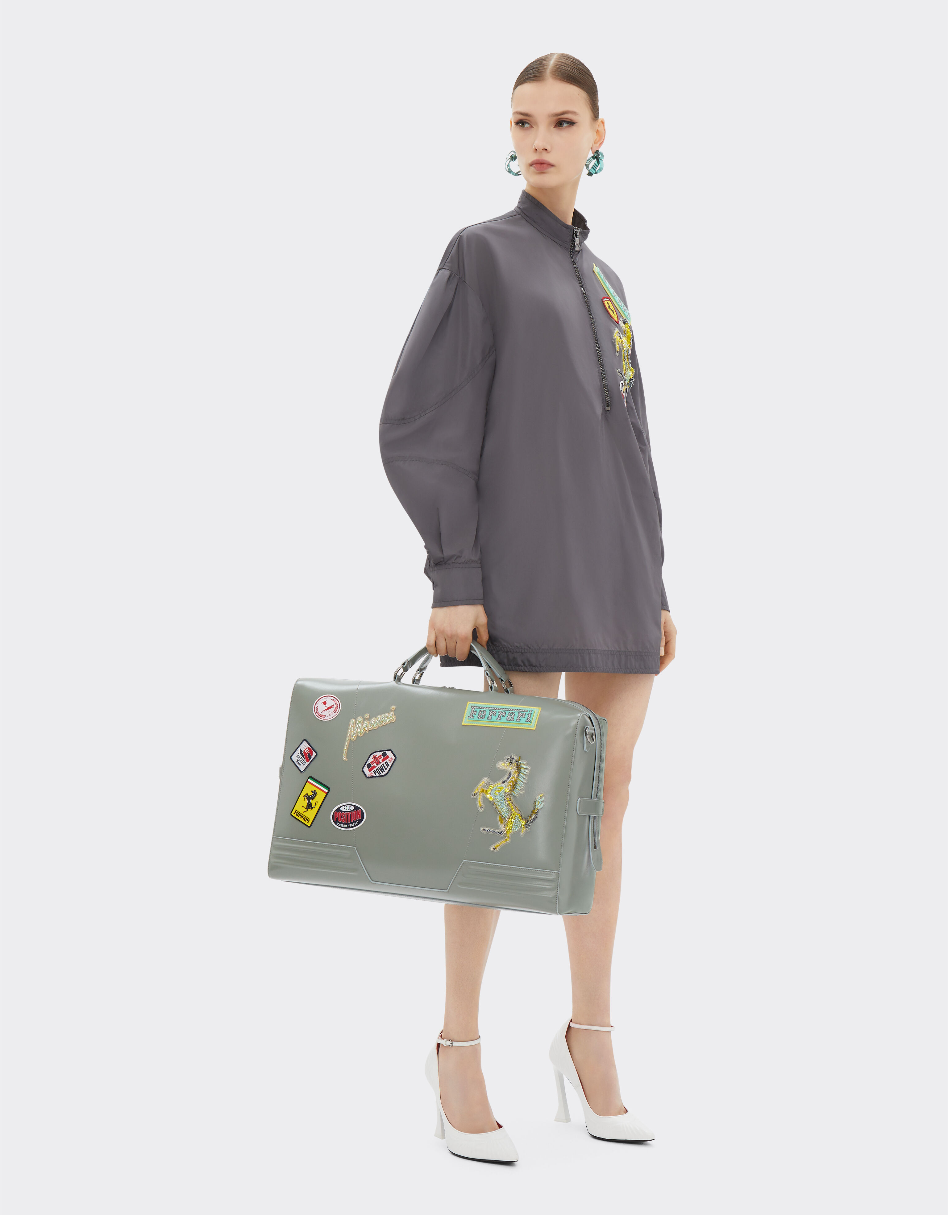 Sac de sport en cuir Miami Collection en Ingrid Ferrari