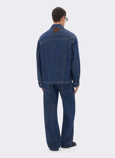 Ferrari Denim Jacket with Topstitching Blu Denim CDMJK0008DCO0014f