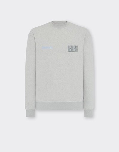 Ferrari Ferrari x Charles Leclerc crew-neck jumper Melange gray 22292f
