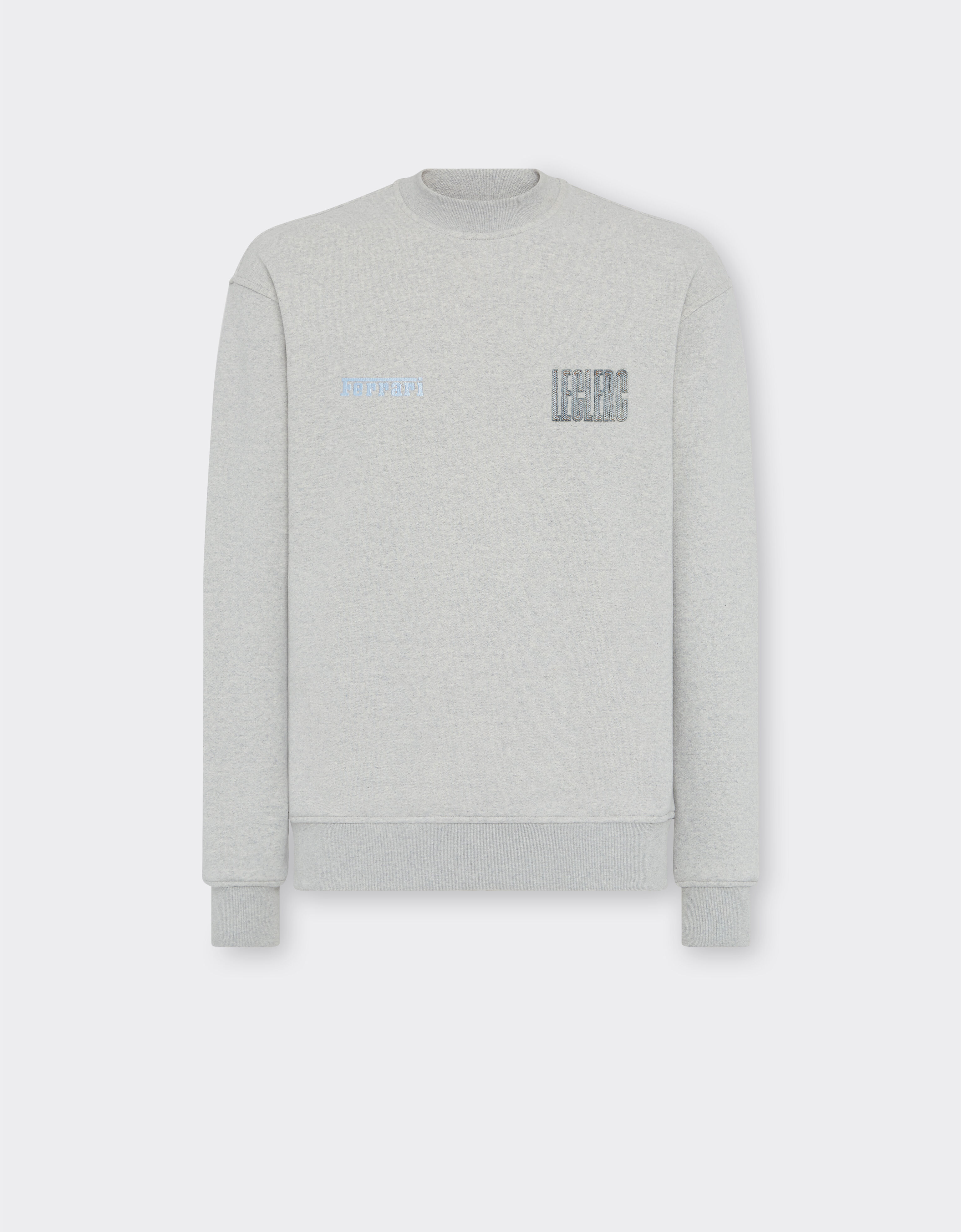 Ferrari Camiseta de cuello redondo Ferrari x Charles Leclerc Gris melange 22292f