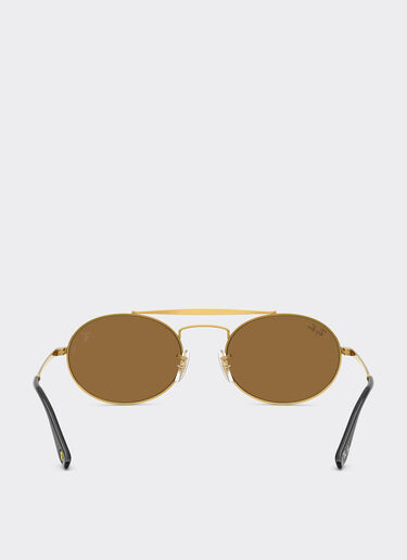 Ray-Ban for Scuderia Ferrari RB3775M in gold metal with light brown mirrored gold lenses Ferrari Ray-Ban for Scuderia Ferrari RB3775M in gold metal with light brown mirrored gold lenses Gold LA0EDf