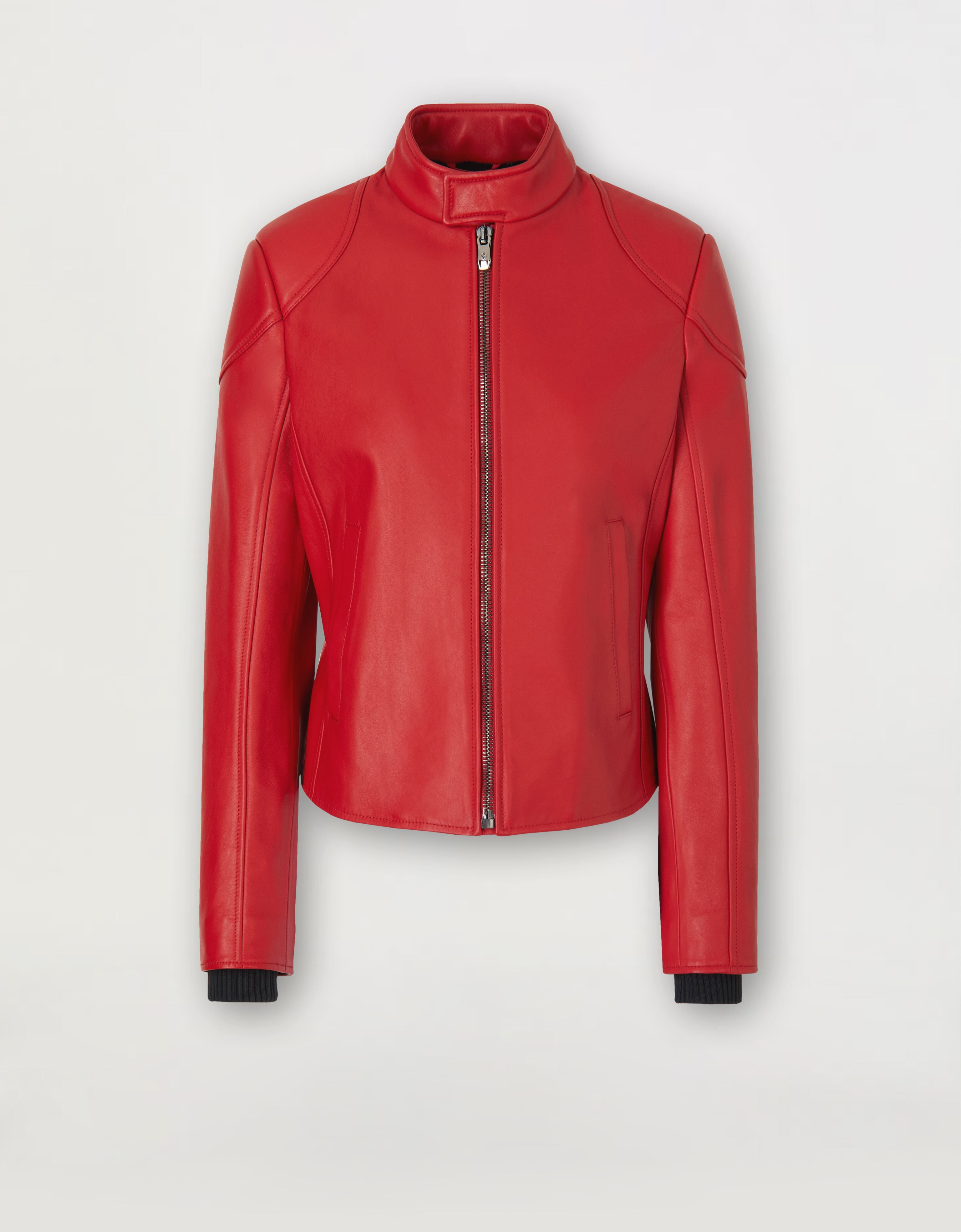 Ferrari Men s Padded Leather Jacket