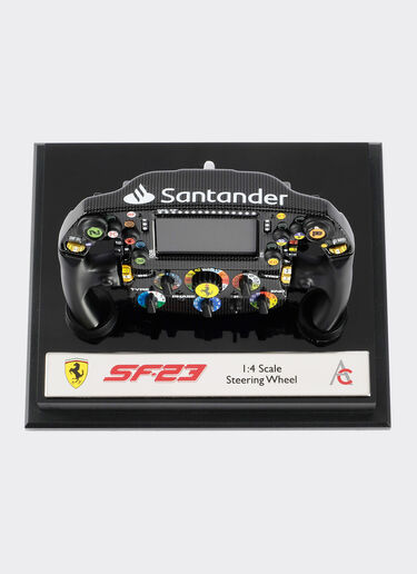Ferrari SF-23 steering wheel model in 1:4 scale Black F1048f