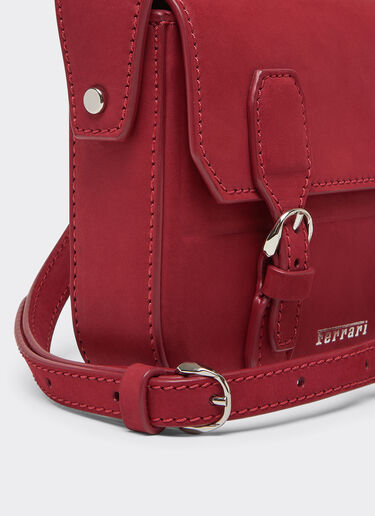 Bolso mensajero mini de nubuck Ferrari Bolso mensajero mini de nubuck Maison Red 50240f