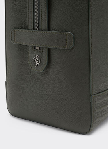 Ferrari Grained leather duffle bag Army 21371f