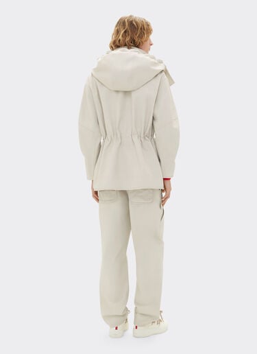 Parka con cappuccio Ferrari x Charles Leclerc Ferrari Parka con cappuccio Ferrari x Charles Leclerc Ecru 22260f