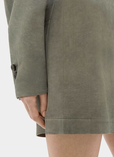 Pantalones cortos de cady teñidos en frío Ferrari Pantalones cortos de cady teñidos en frío Olive green CWWTR0023WVI0005f