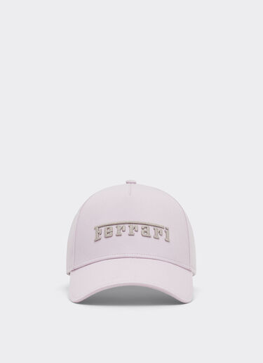 Ferrari Baseball cap with embroidered Ferrari logo Wisteria 22825f