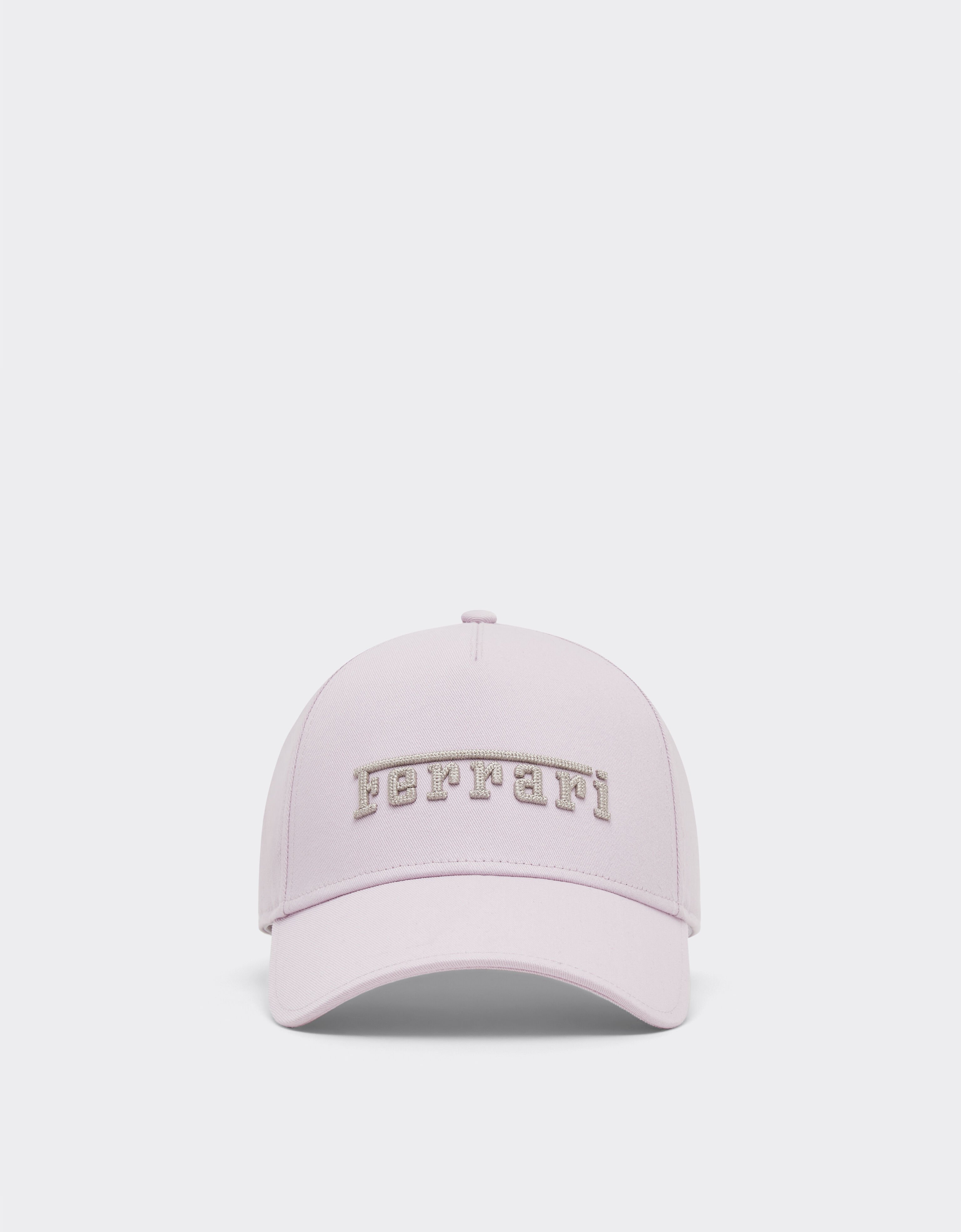 Ferrari Baseball cap with embroidered Ferrari logo Wisteria 22825f