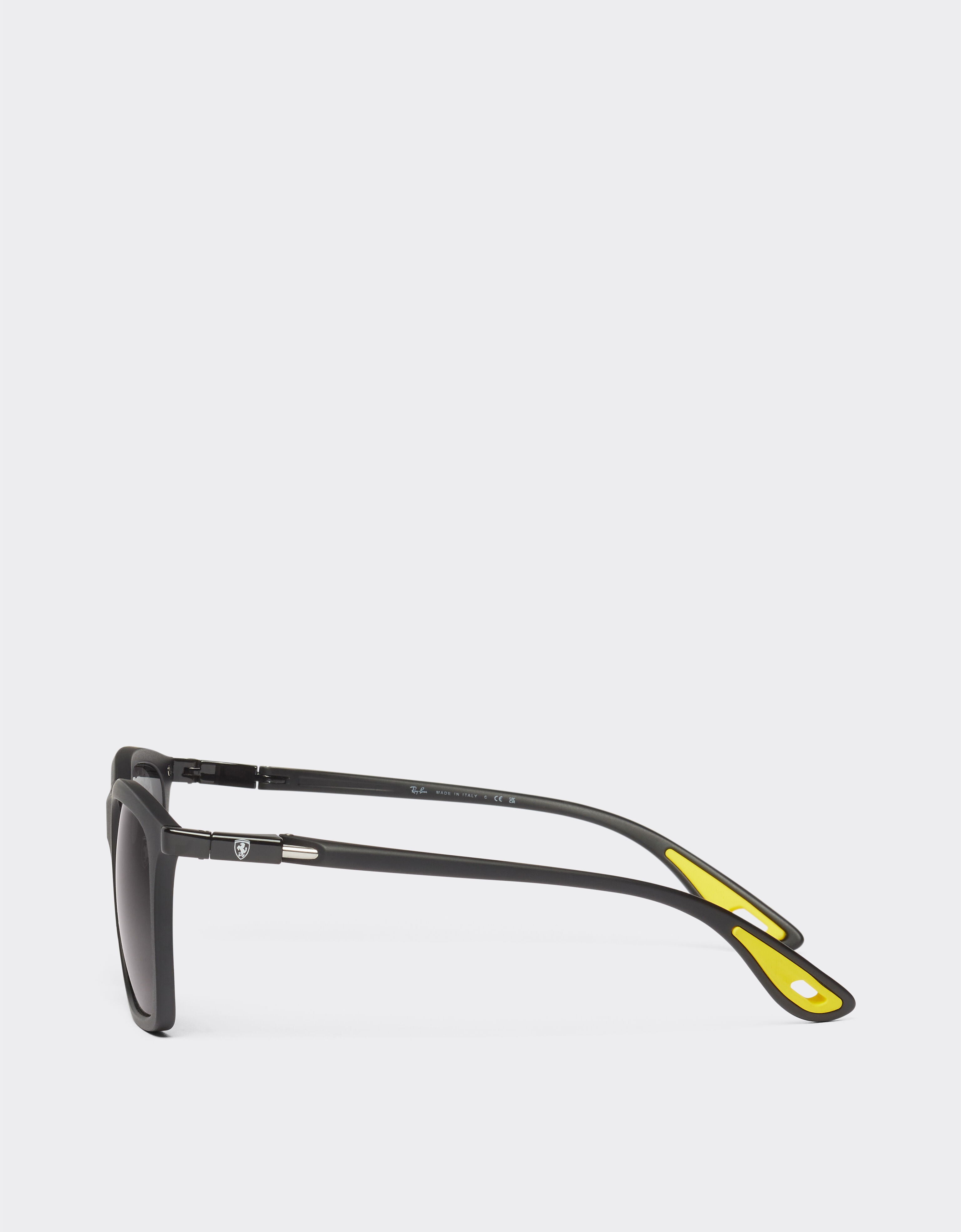 Ferrari Ray-Ban für Scuderia Ferrari Sonnenbrille 0RB4433M in Schwarz mit dunkelgrauen Gläsern Mattschwarz F1260f