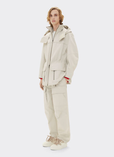 Parka con cappuccio Ferrari x Charles Leclerc Ferrari Parka con cappuccio Ferrari x Charles Leclerc Ecru 22260f