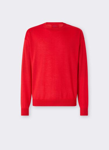 Cashmere and silk crew-neck jumper Ferrari Cashmere and silk crew-neck jumper Rosso Magma CKMCN0016KWS0006f