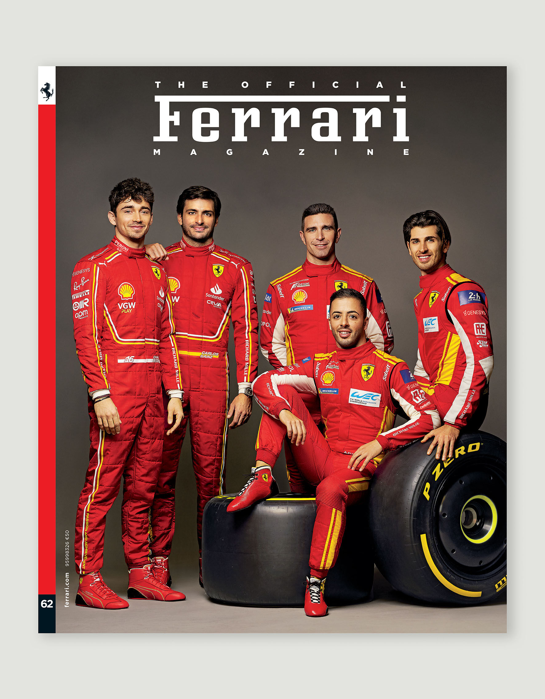 Ferrari The Official Ferrari Magazine Issue 62 Rosso Corsa F0883f