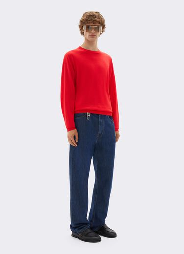 Cashmere and silk crew-neck jumper Ferrari Cashmere and silk crew-neck jumper Rosso Magma CKMCN0016KWS0006f