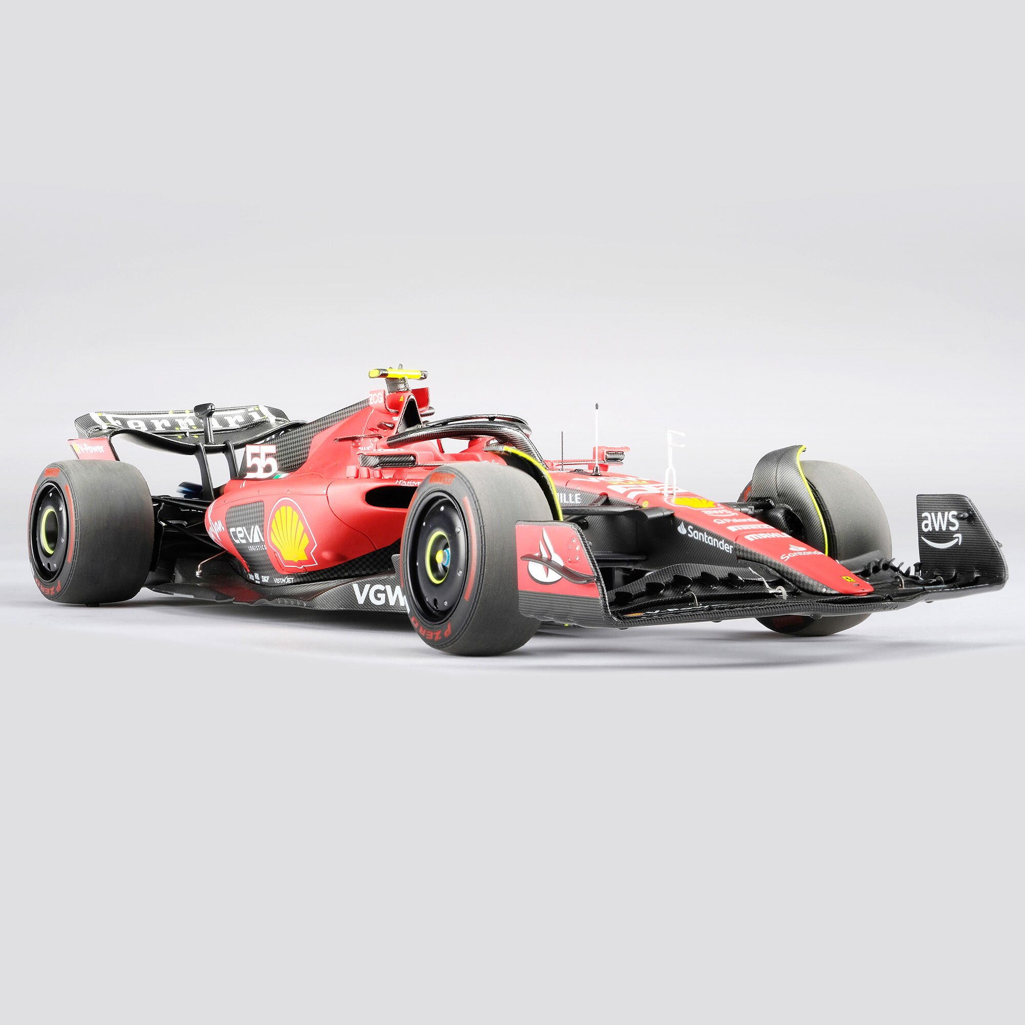 Ferrari Ferrari SF-23 - #55 Sainz model in 1:18 scale Red F1073f