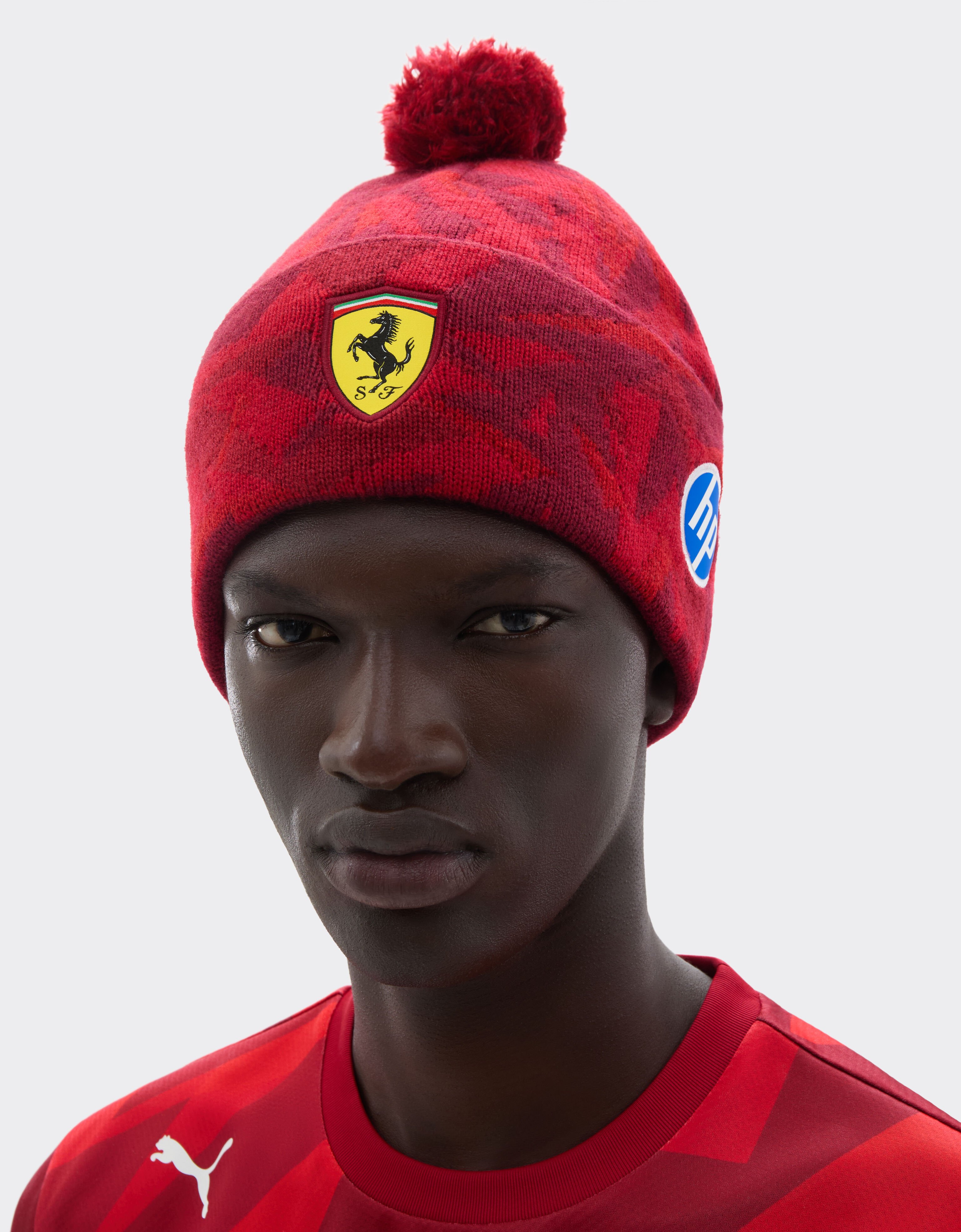 Ferrari Puma Beanie for Scuderia Ferrari HP Las Vegas Special Edition Red LA0AWf