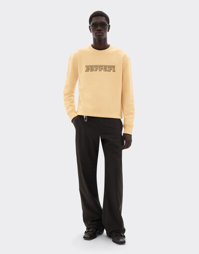 Ferrari Sweat-shirt en coton avec patch Ferrari Jute 50834f