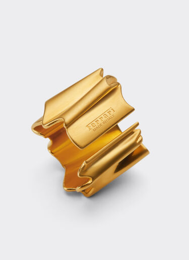 Ferrari Brass ring with satin gold finish None 22073f