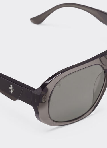Ferrari Ferrari sunglasses in black acetate with polarised black lenses Black LA02Qf
